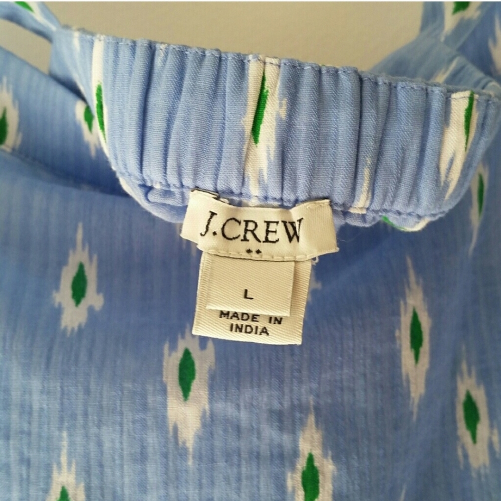 J.Crew blue top size Large - Picture 3 of 7